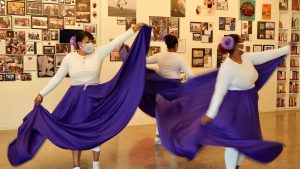 Luz and Marianela Encarnación, and Jaydia Perry, performed at La Casita for a special 360 video. 